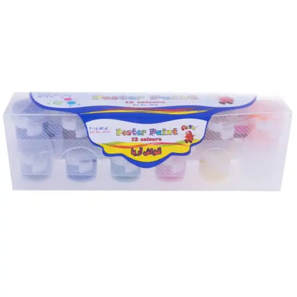 آریا گواش 12 رنگ طلقی 4015 آریا گواش 12 رنگ طلقی 4015