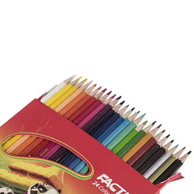 فکتیس مداد رنگی 24 رنگ مقوایی