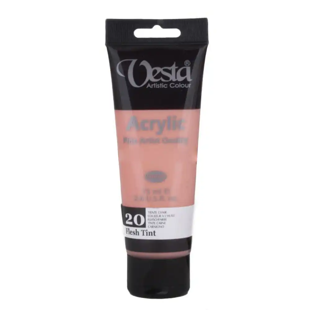 وستا اکریلیک 75 میل ش 20 رنگ پوست