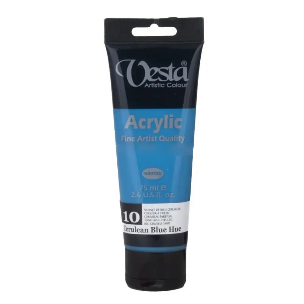 وستا رنگ اکریلیک 75 میل ش 10 آبی روشن
