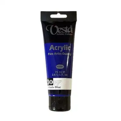 وستا اکریلیک 75 میل ش 30 سرمه ای